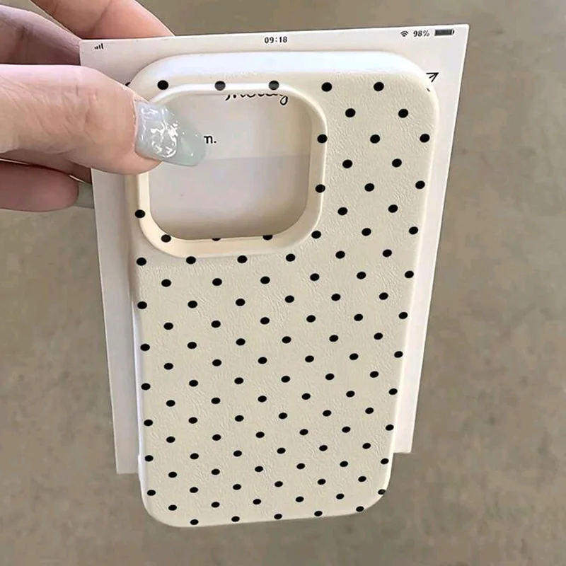 INS Polka Dot Handyhülle für Samsung Galaxy S26 S23 S22 S21 S20 S24 S25 Ultra Plus FE A27 A17 A36 A53 A55 5G Cover
