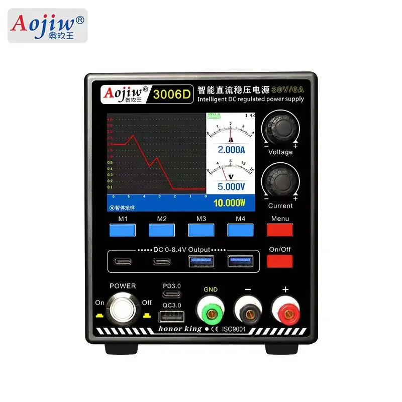 phone repair tools equipment Mobile Phone Maintenance test 30V6A Aojiw 3006D Program-controlled Adjustable