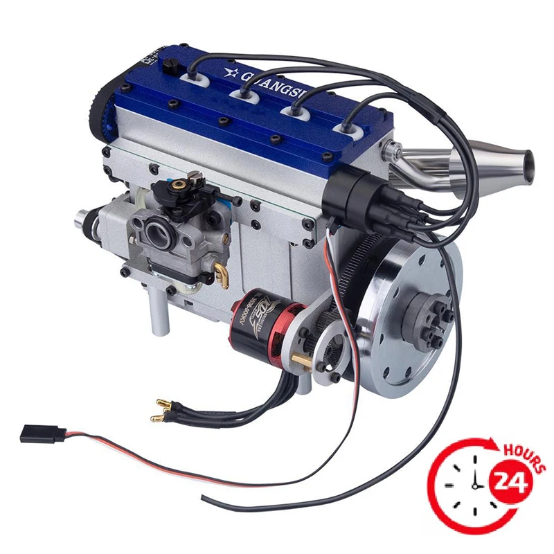 38CC V4 Four-stroke Gasoline Engine Model Mini Double Cam Gasoline Engine Model Three Piston Ring