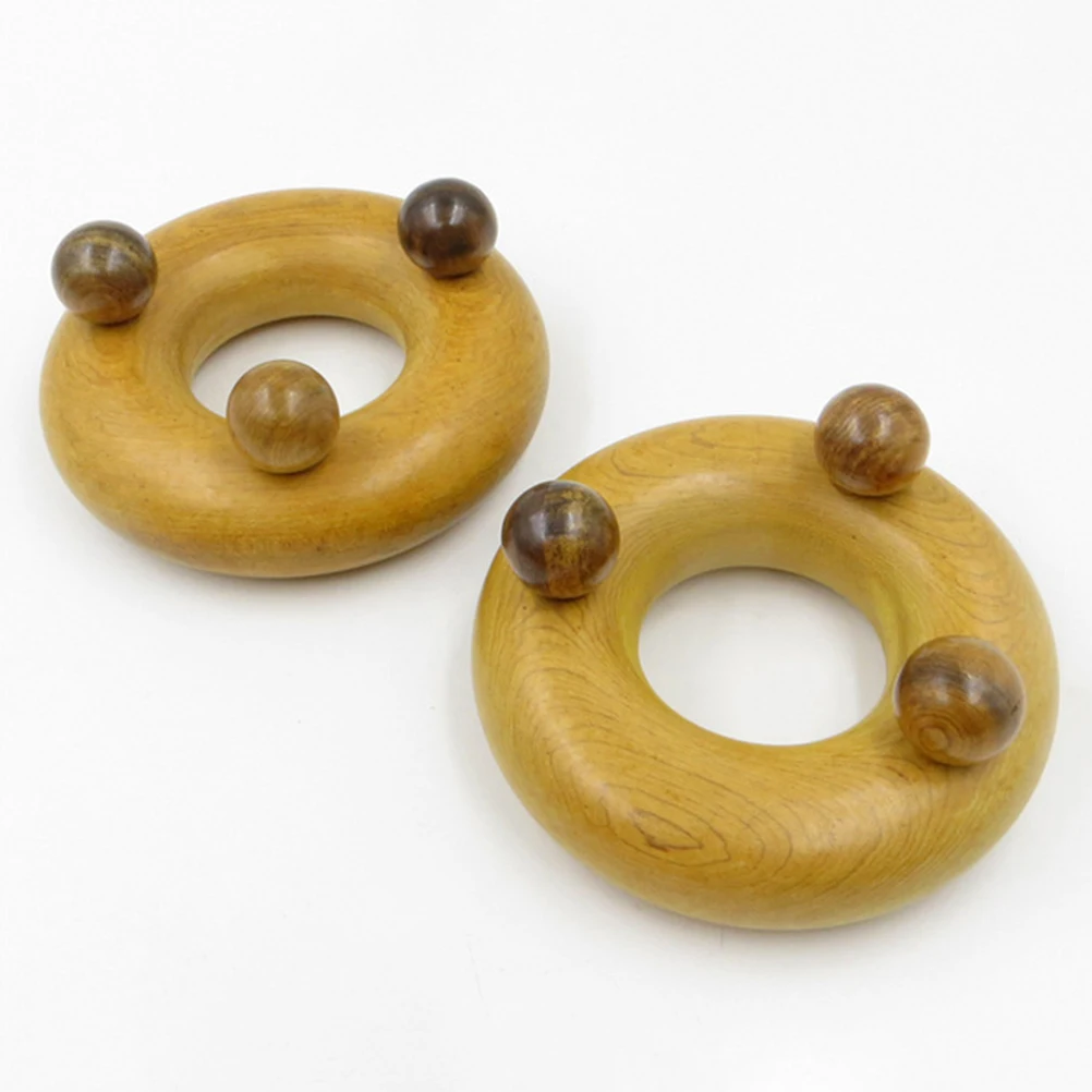 

Ручной деревянный массажер для шеи, плеч, спины, небольшого размера, настольный декор, простой в использовании, безопасный деревянный массажер без царапин