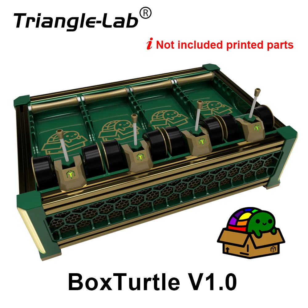 Trianglelab BoxTurtle Voron filamento Kit completo piezas de impresora 3D para tipo B MMU Voron2.4/Trident DIY AMS Klipper