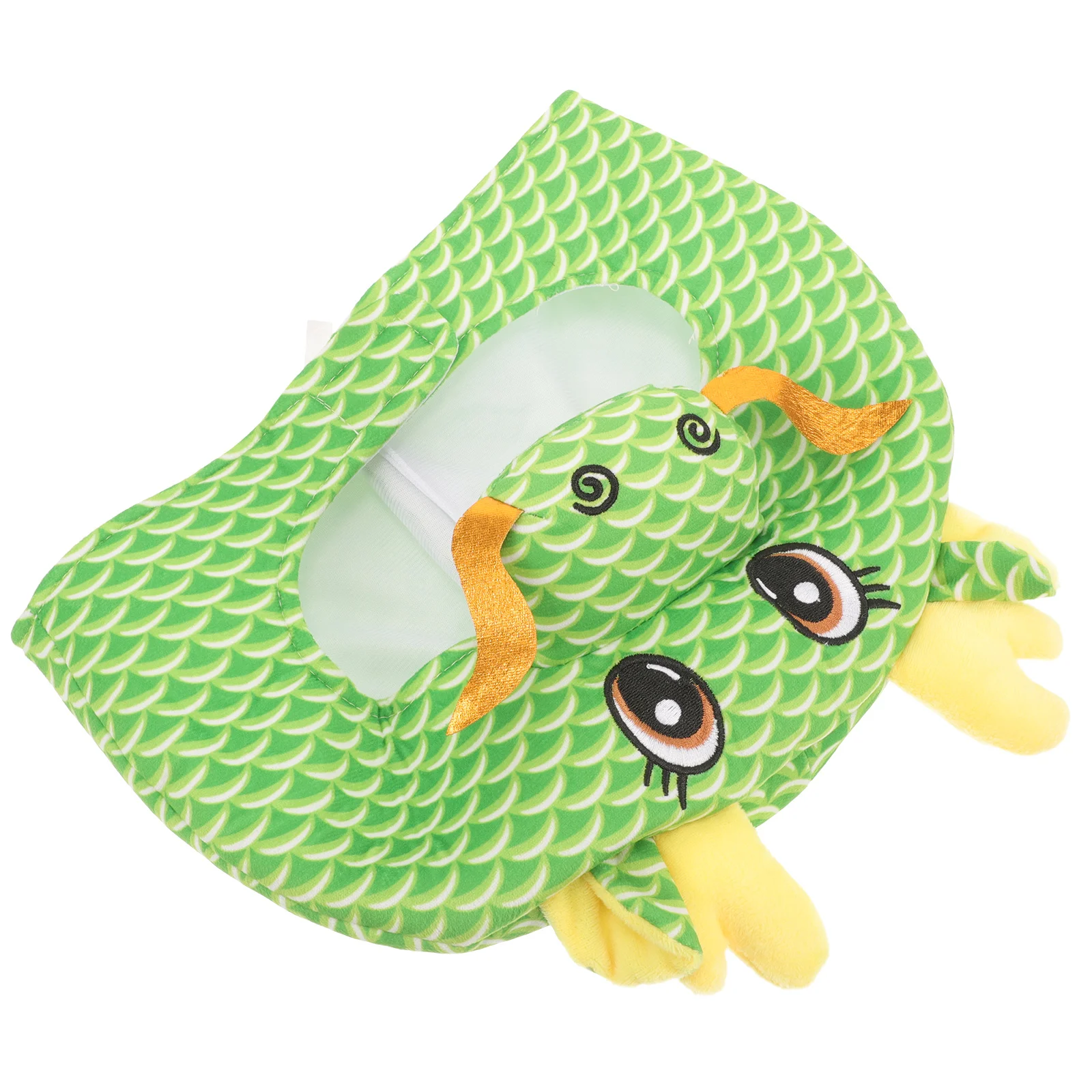 Dragon Headgear Party Costume Hat Cute Dragon Mascot Shape Photography Costume Hat Cartoon Style for Adults Kids Festival