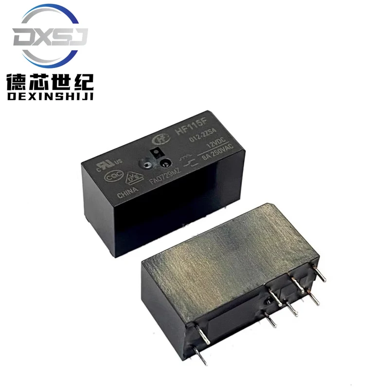 Original authentic Hongfa relay HF115FK-5 12 24-2Z4T two groups of conversion 16A8 pin spot