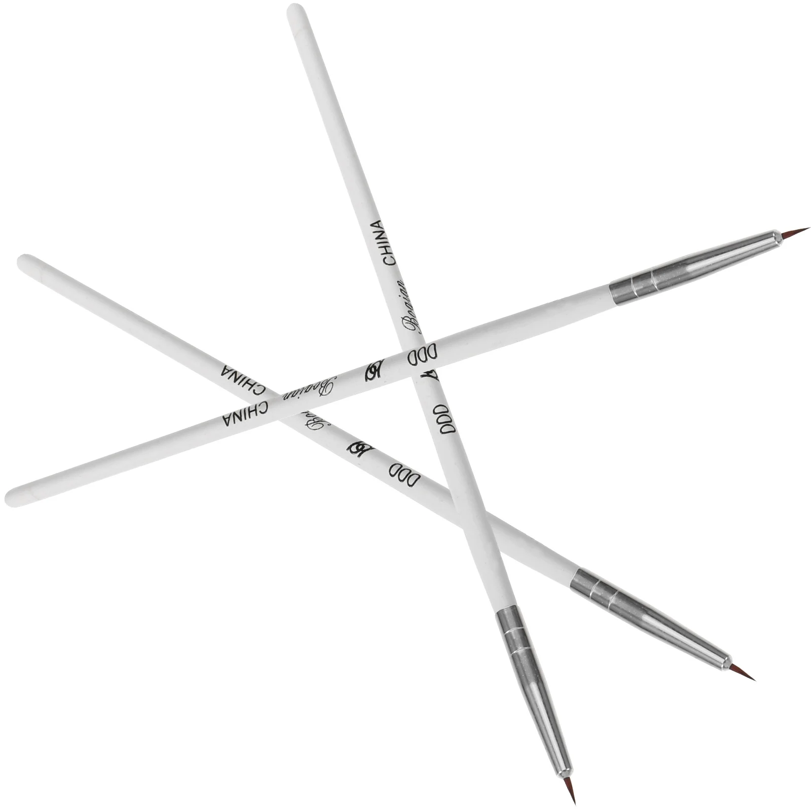 

3pcs Nail Brushes Painting Drawing French Tip Line Small Writing Manicure Tools Supplies Thin Pen Design Nail Pen