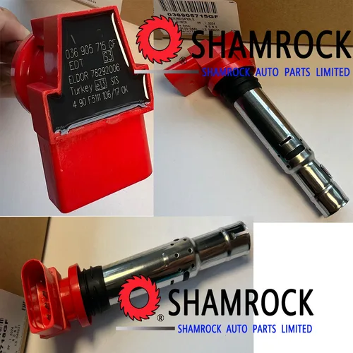 Imagen 1 del producto 036905715F CE20030-18B1 036905715G 036905715C 2x módulos de bobinas de encendido aptos para SEAT 1,4 TFSI 1,6 FSI 036905715F 036 905