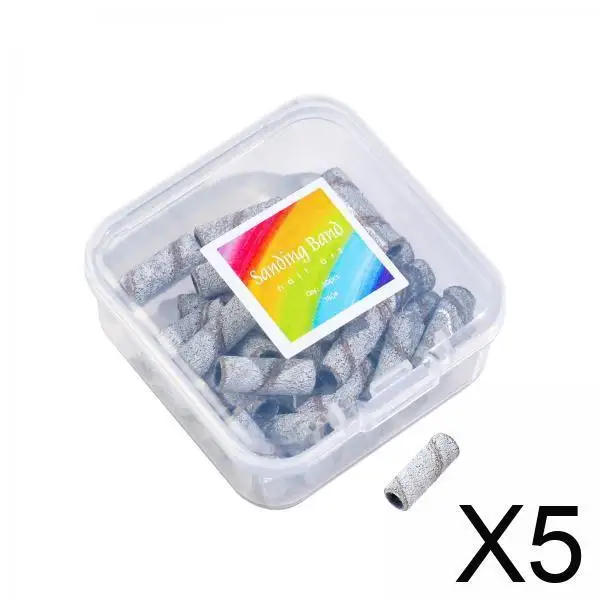 Fasce per levigatura per unghie da 3,1 mm Supporto per trapano in acciaio inossidabile Kit levigatrice per unghie elettrica per attrezzature per pedicure e manicure