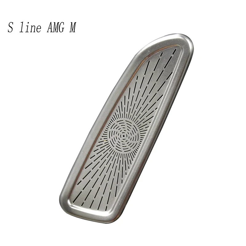 For Mercedes Benz S class W221 2008-2013 Car Accessories Seat Back Audio Speaker Cover Trim Loudspeaker Anti-kick Cover Stickers