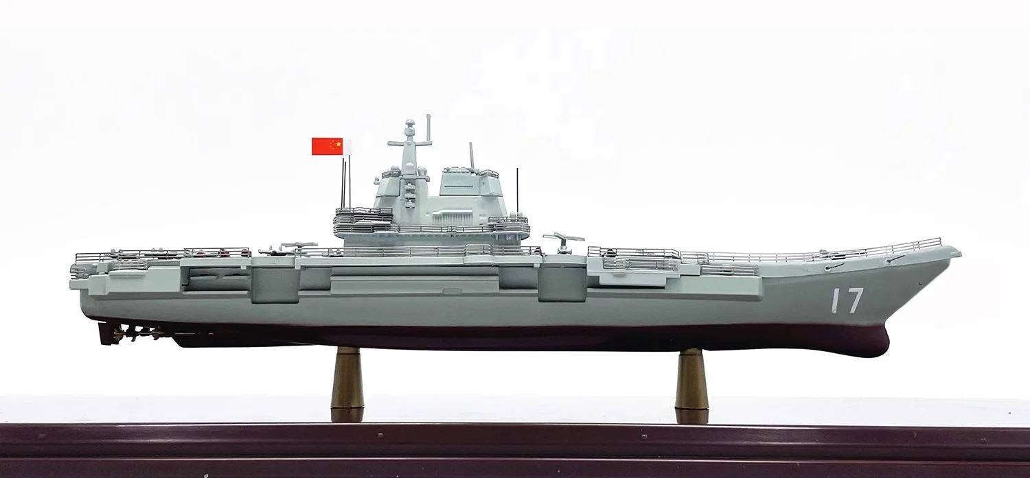 1: 1500 China Shandong Warship Model 17#  Alloy hull  Finished product collection model