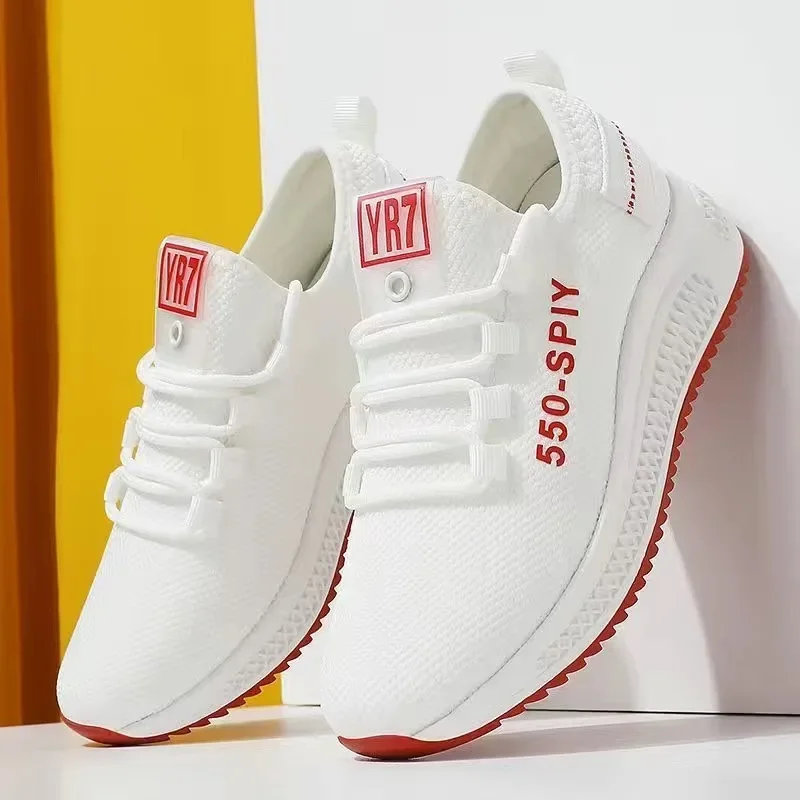 Tenis Feminino 2026, Zapatos Deportivos Tejidos para Mujer, Verano, para Exteriores, con Malla Transpirable, para Caminar, Trotar, Entrenar, Zapatos Deportivos para Mujer