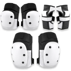 Professional Sports Roller Skating Protective Gear Knee Elbow Support Wrist Guard Helmet Set Skateboard Protector for Kids Adult