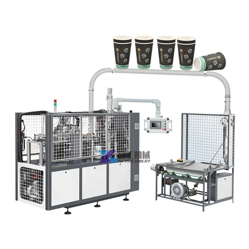 Fully Automatic Paper Cup Making Machine High Efficient Energy Saving Paper Cup Tray Making Machine for Sale