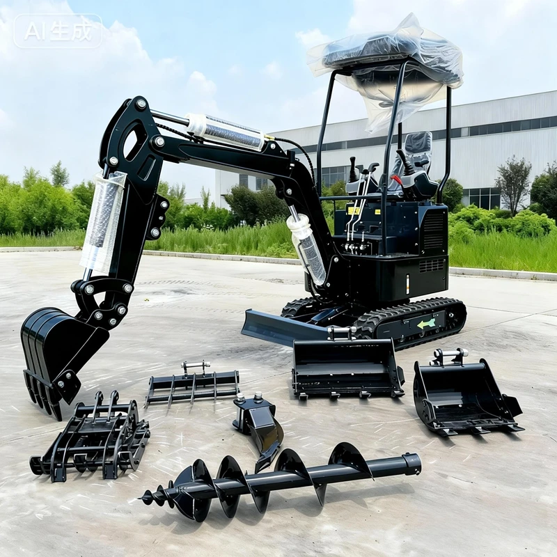 

1.0Ton Mini Digger Excavator Diesel CE EPA IOS Europe Construction Mini Excavators Digger Excavator