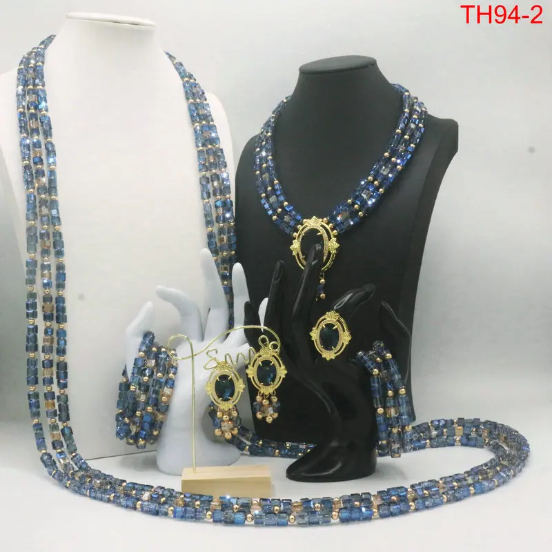 

african fashion coral beads jewlery set bridal gold planted jewelry set