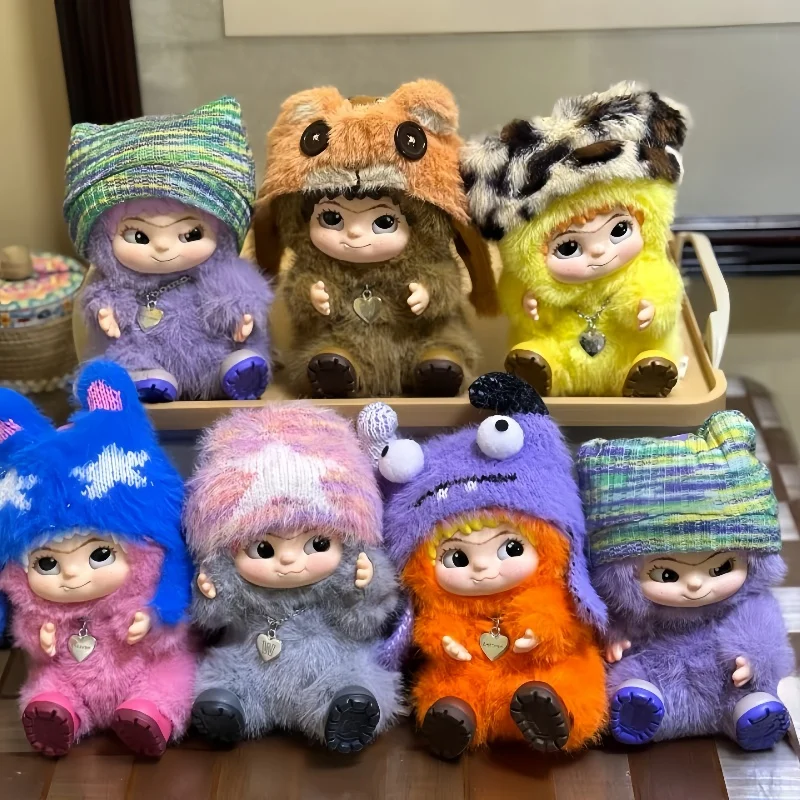 

Genuine Wakuku Fuzzy Trendy Fun Party Series Blind Box Cute Wakuku Action Figure Mystery Box Plush Doll Bag Pendant Doll Gift