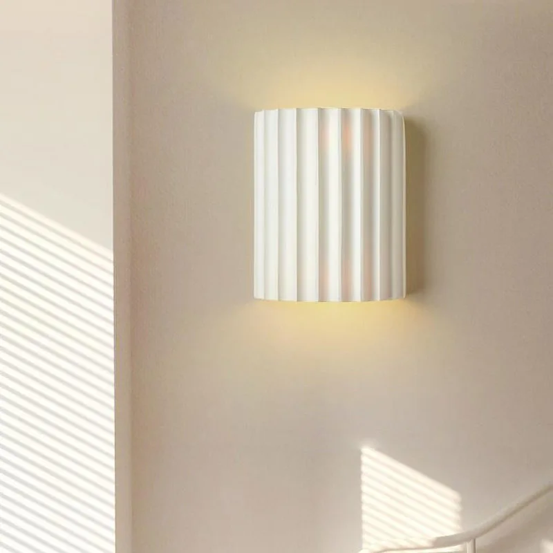 Modern Wall Lamp LED Macaron Resin G9 Sconces For Living Room Bedrooms Bedside Aisle Hallway Simple Indoor Home Decoration Light