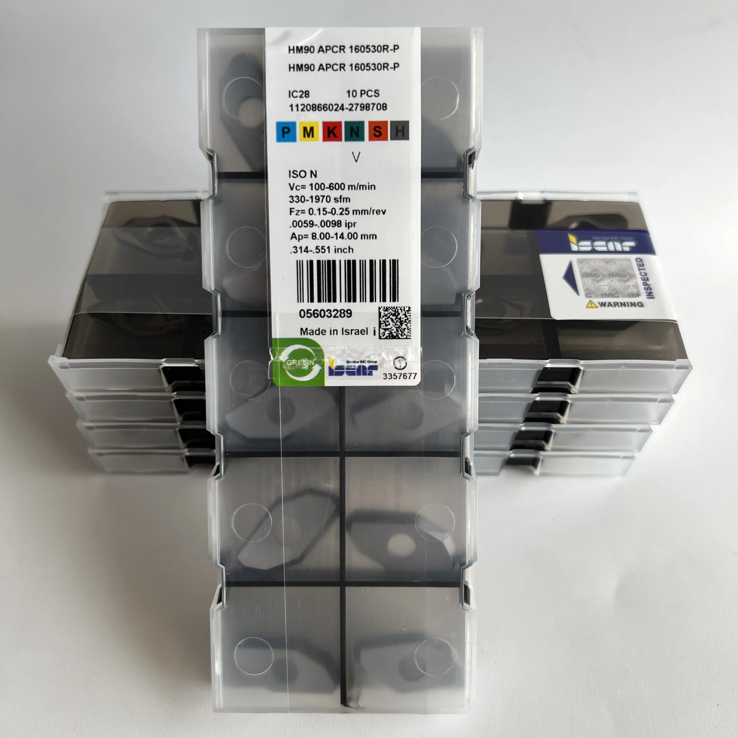 

Carbide inserts for lathe HM90APCR160530R-P IC28