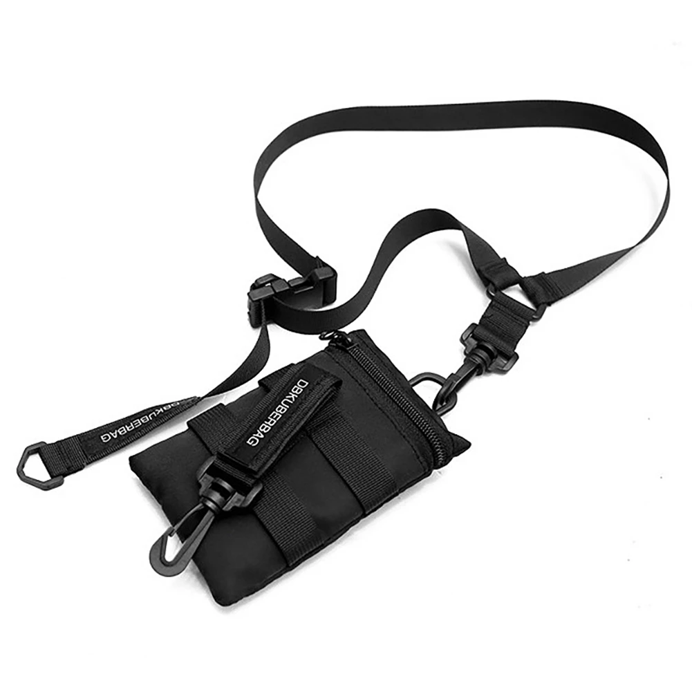 TEXU 2X bolso de hombro individual para hombre, Mini estilo Hip Hop, bolsos cruzados informales para teléfono móvil para mujer, bolso de viaje grande