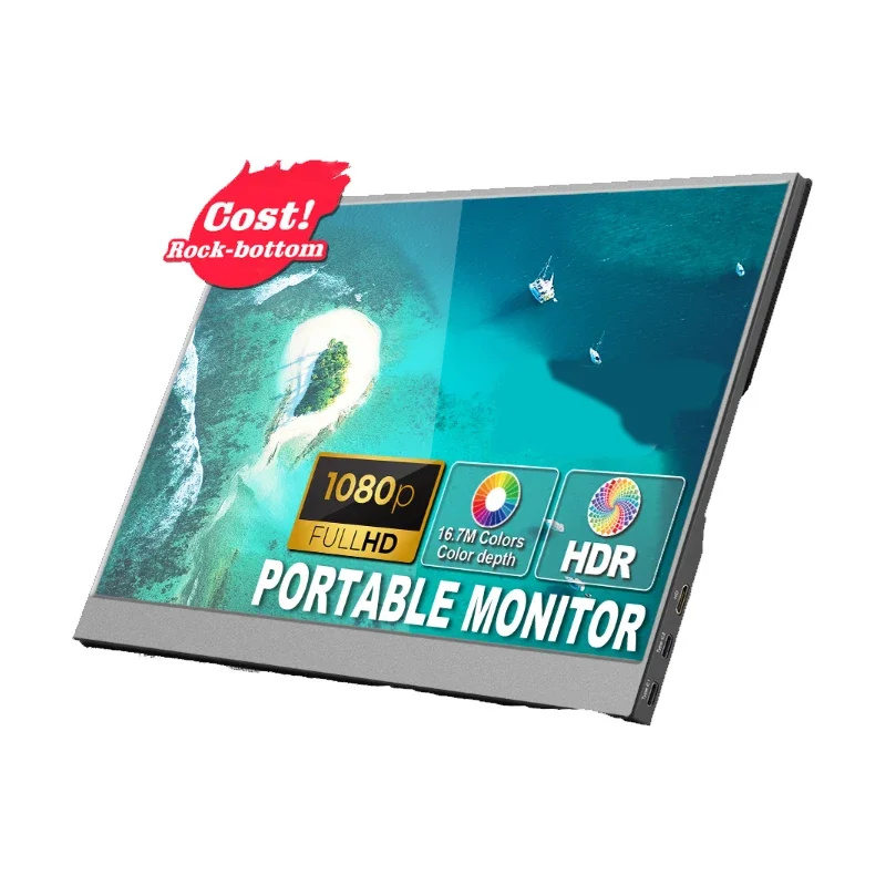 Best Seller 10.1'' Industrial IPS Panel HDMI/VGA Capacitive Touchscreen Display Laptop Portable Monitor OEM ODM