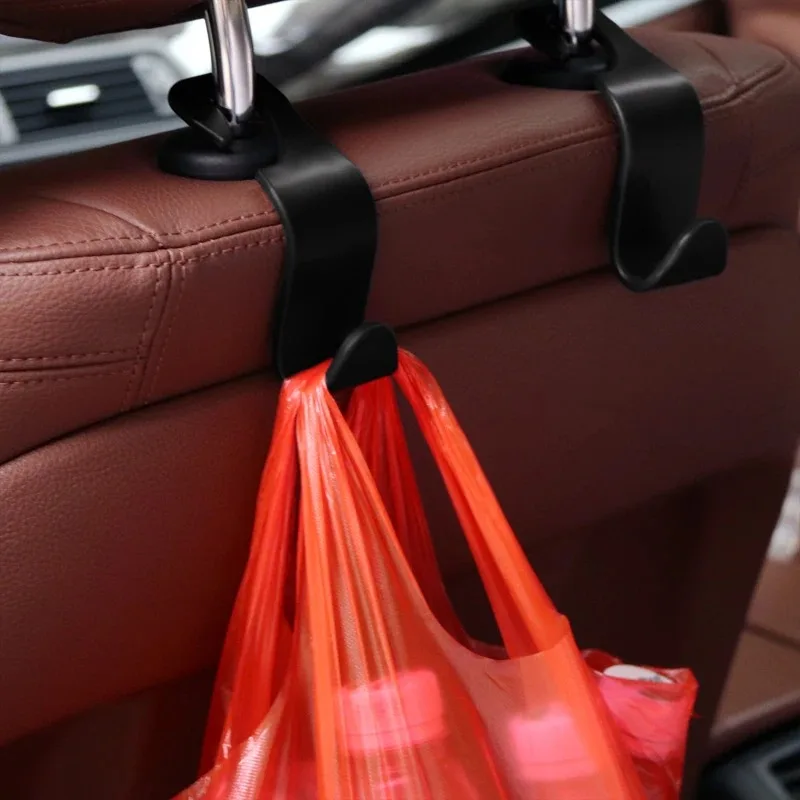 Auto-Kopfstützenhaken für Taschen – Praktischer Aufbewahrungshaken für Handtaschen, Kleidung und Einkäufe im Auto
