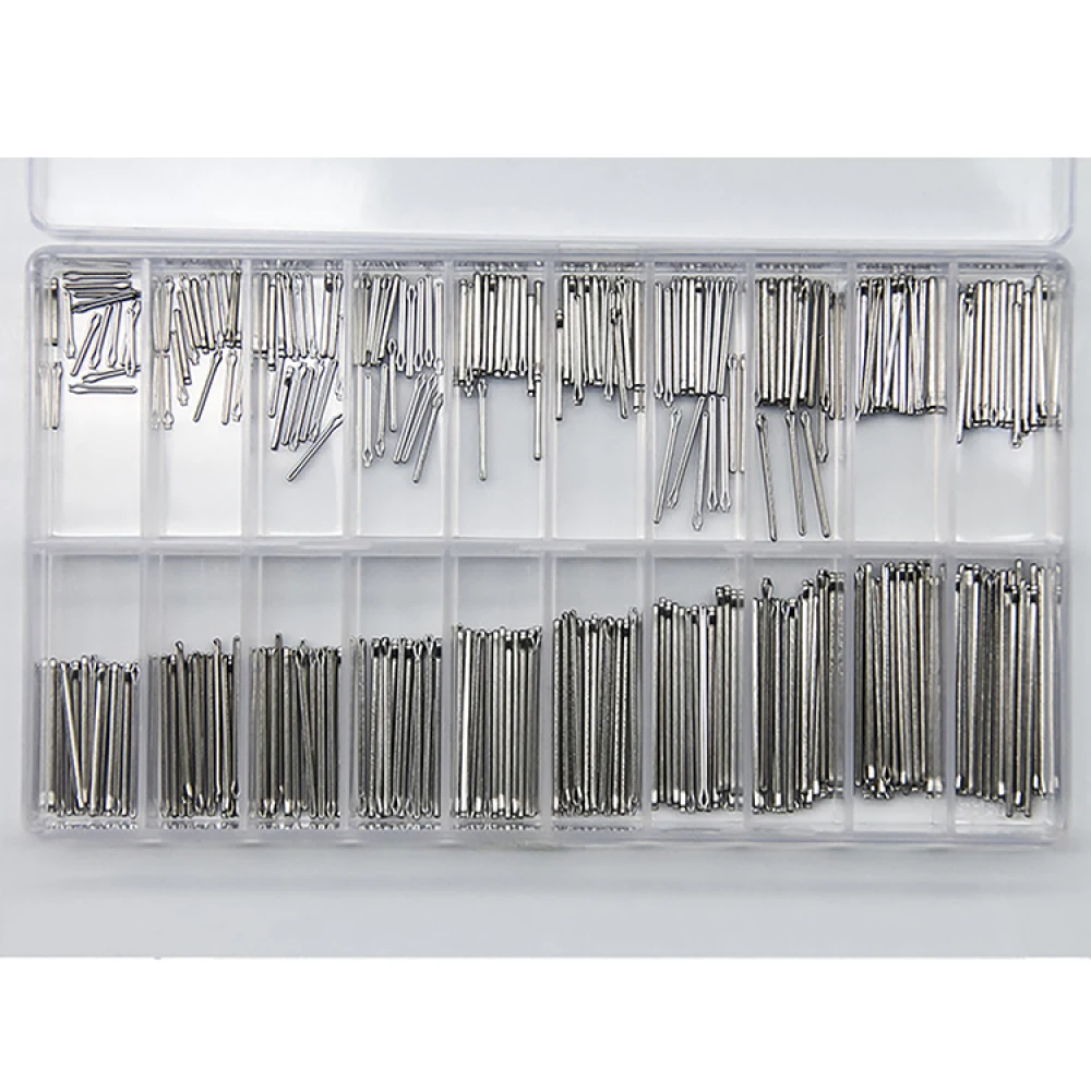 300pcs Metal Watch Band Link Pins Bar Stainless Steel Strap Repair Tools 0.8/0.9/1.0mm Accessories