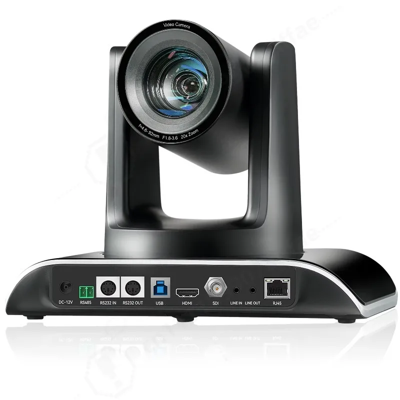 PTZ Camera Set, 20X Zoom, AI Auto‑Tracking, SDI/HDMI/USB3.0/LAN PoE, for Church Worship, Meeting Live Streaming