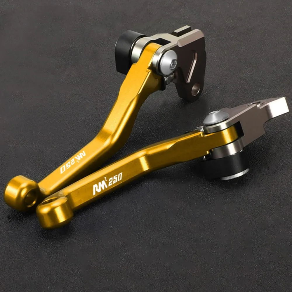 

Motocross Aluminum Alloy Folding Pivot Brake Clutch Levers Handle For SUZUKI RMZ250 RMZ 250 2005-2006 Off-Road Pit Dirt Bike