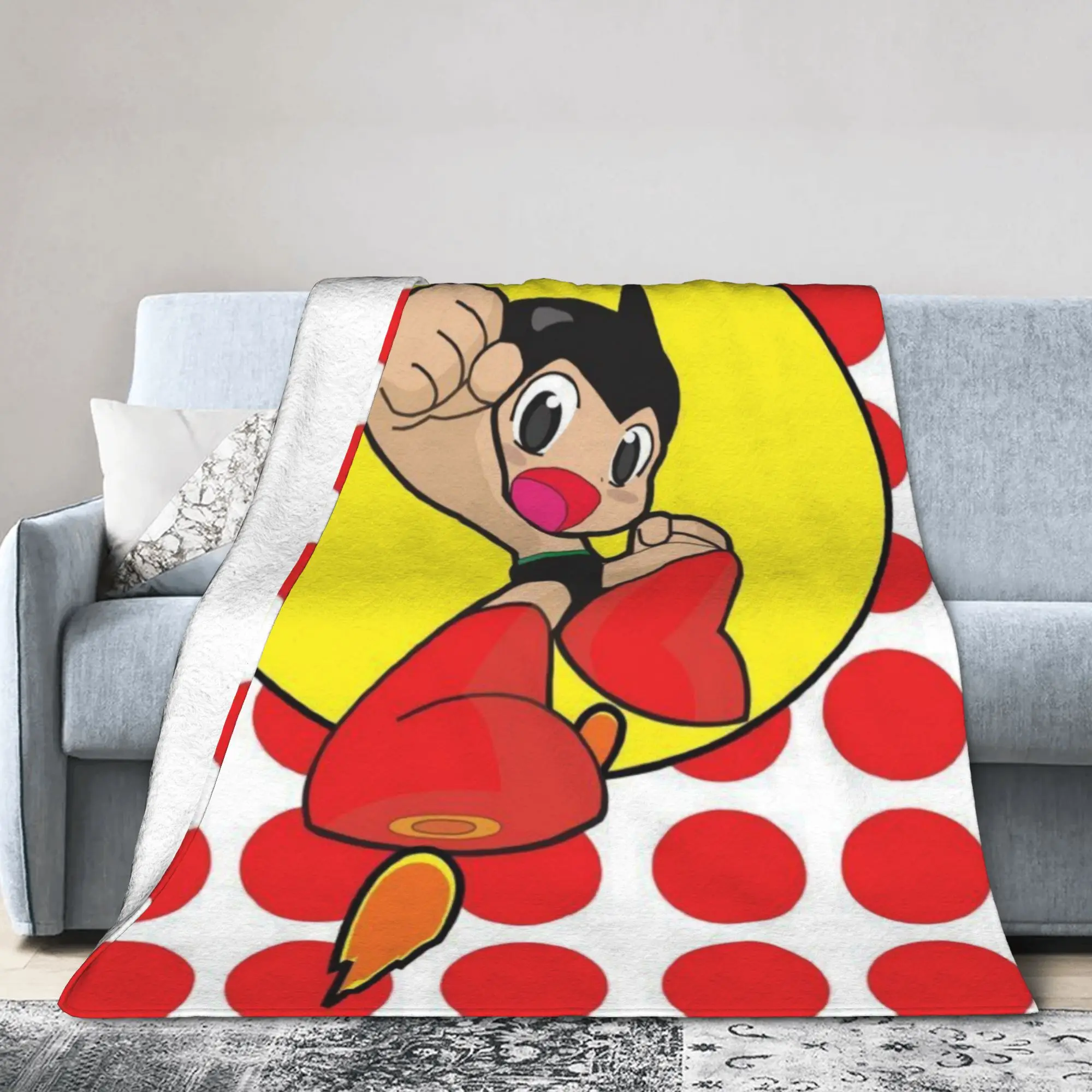 Astroboy Astro Boy Anime Blanket  Flannel Awesome Soft Throw Blankets for Coverlet Textile Decor