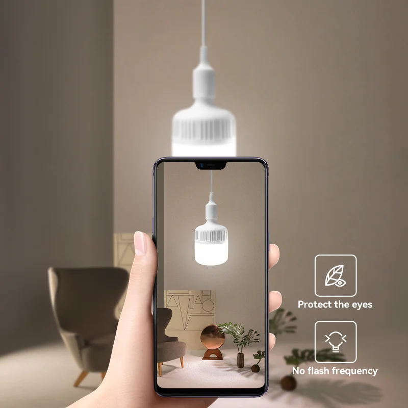 Led Lamp E27 Folding Bulb 30/45/60/80W Lampada Led Light Bulb Garage Light 220V Fan Blade Lights Lighting for home Living Room