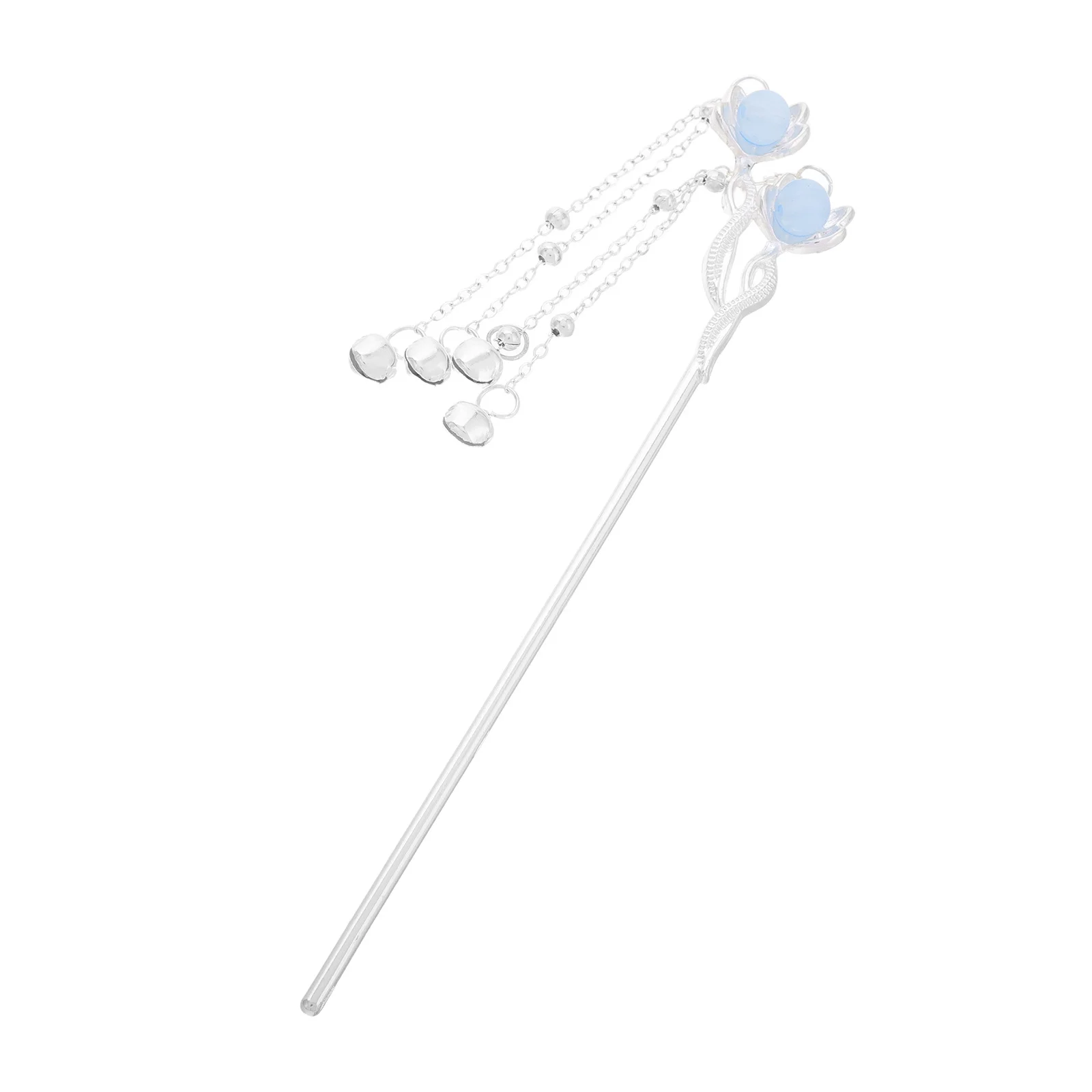 

Chinese Style Hair Stick Tassel Elegant Long Metal Hairpin Traditional Hanfu Accessories Vintage Hair Chopsticks for Women