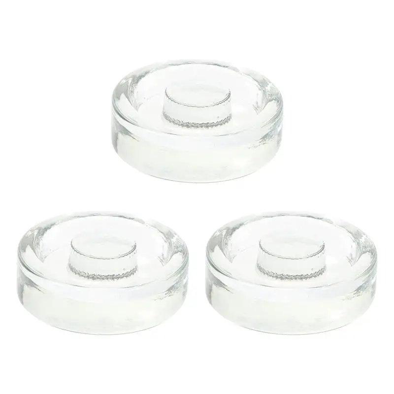 

3Pcs Fermentation Weight Lid Clear Jars Glass Lid Small Mason Mason Jars Canning Lid Kimchi Pickles Jars Weight