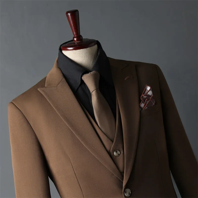 Disfraz de marron para hombre, traje de trois, 42