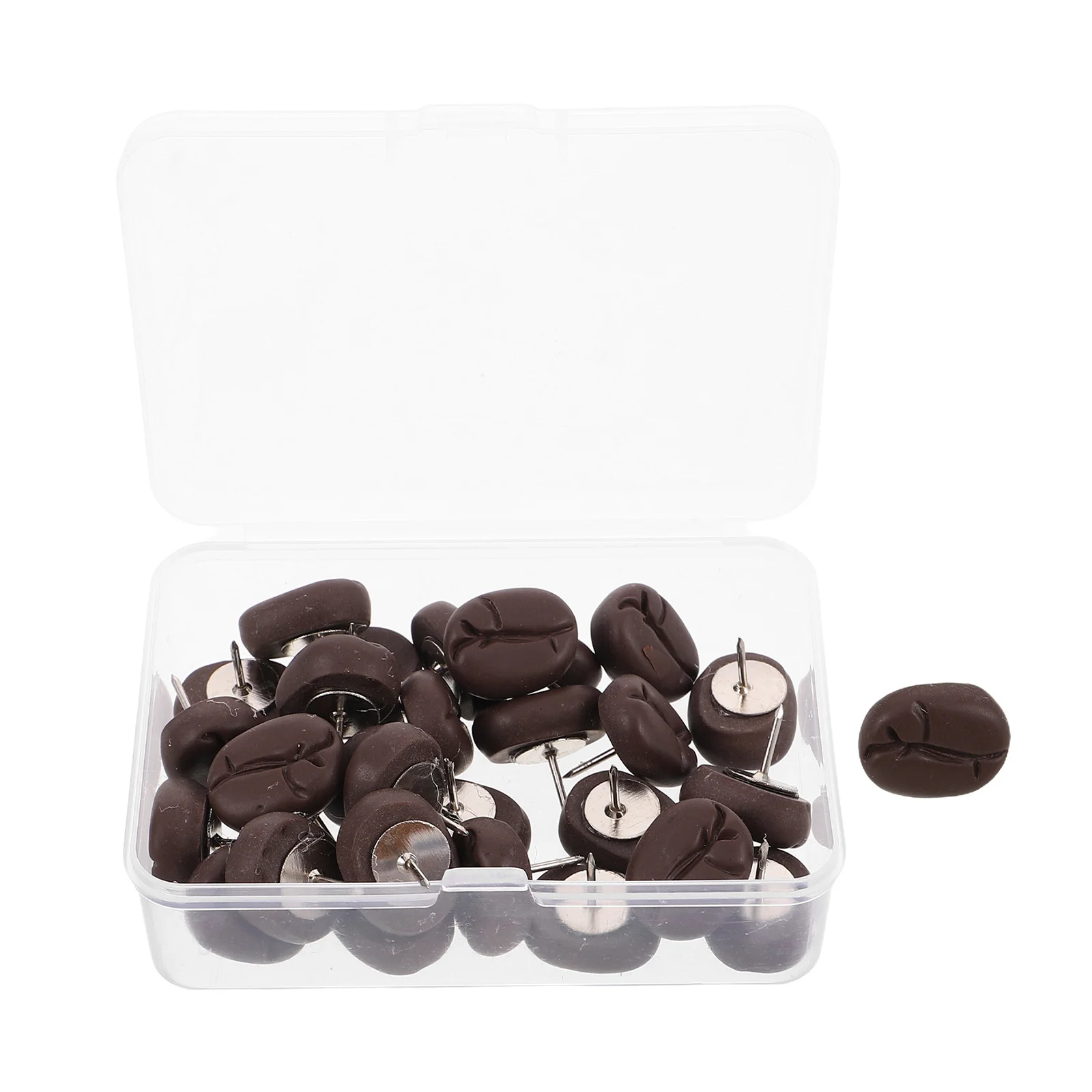 40 قطعة دبابيس ضغط حبوب البن الراتنج الجدة Thumbtacks لخرائط الحائط صور ملصق مجلس لطيف ديكور المدرسة موضوع المعلم