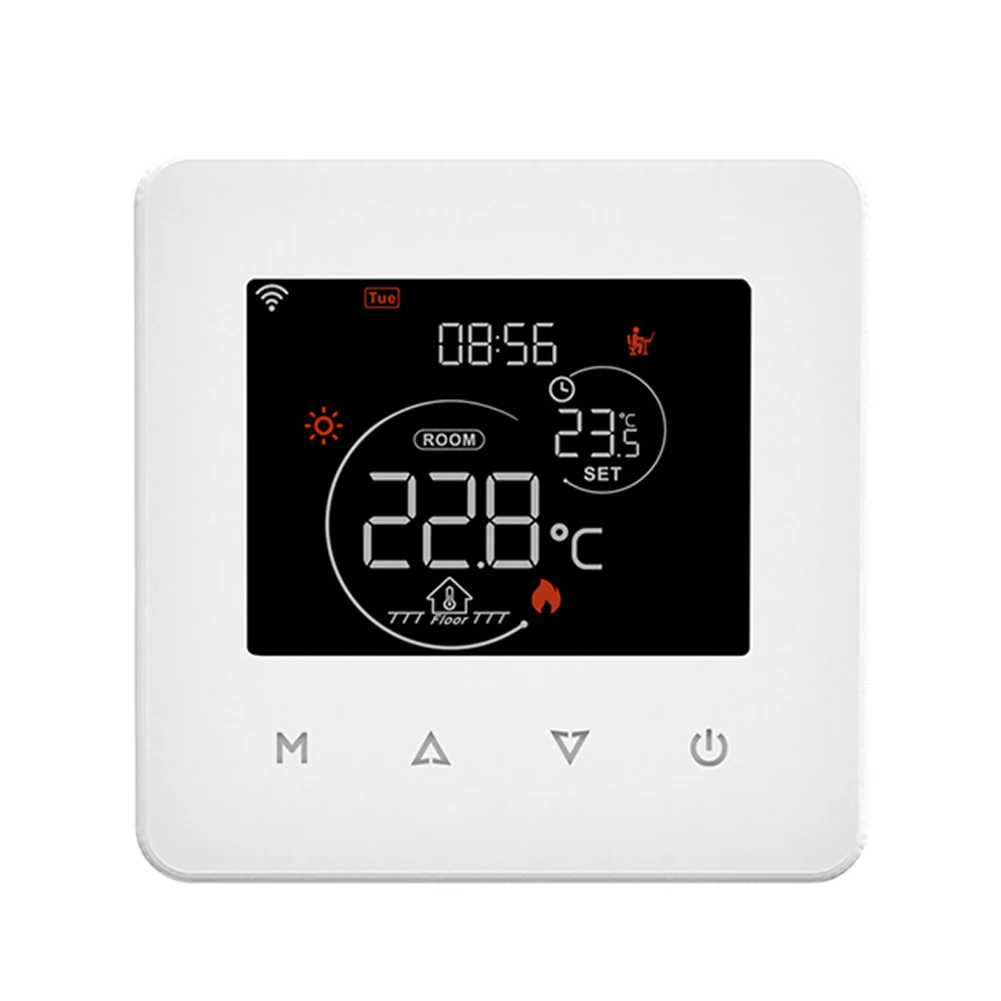 Programmable WiFi Heater Smart WiFi Thermostat Smart Home Home Control White Programmable Temperature Controller