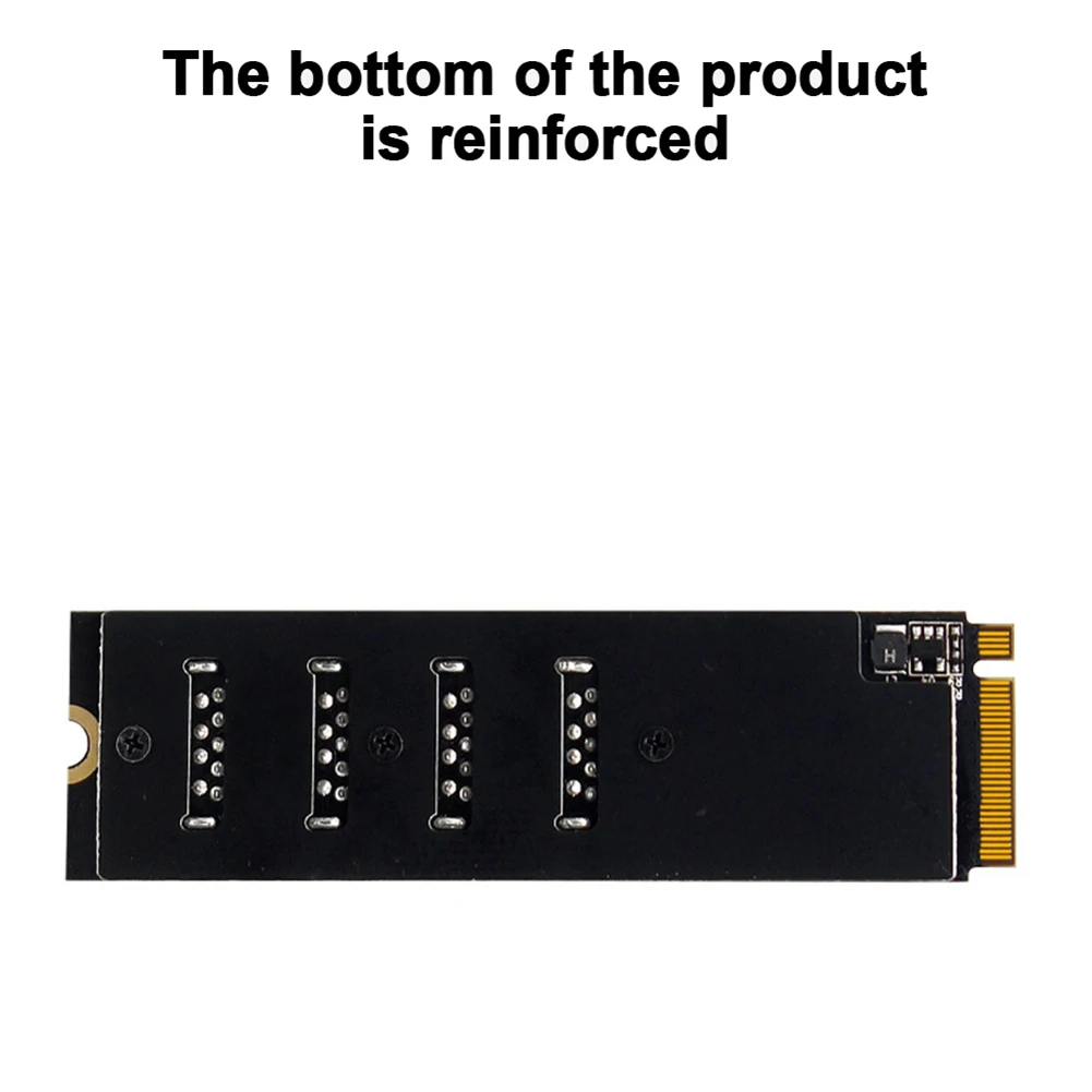 A08E-USB 3.0 PCI-E Riser-kaart M.2 naar PCIE Extender Riser-adapterkaart 4-poorts PCI-Express-adapter voor Mac Os Windows Linux