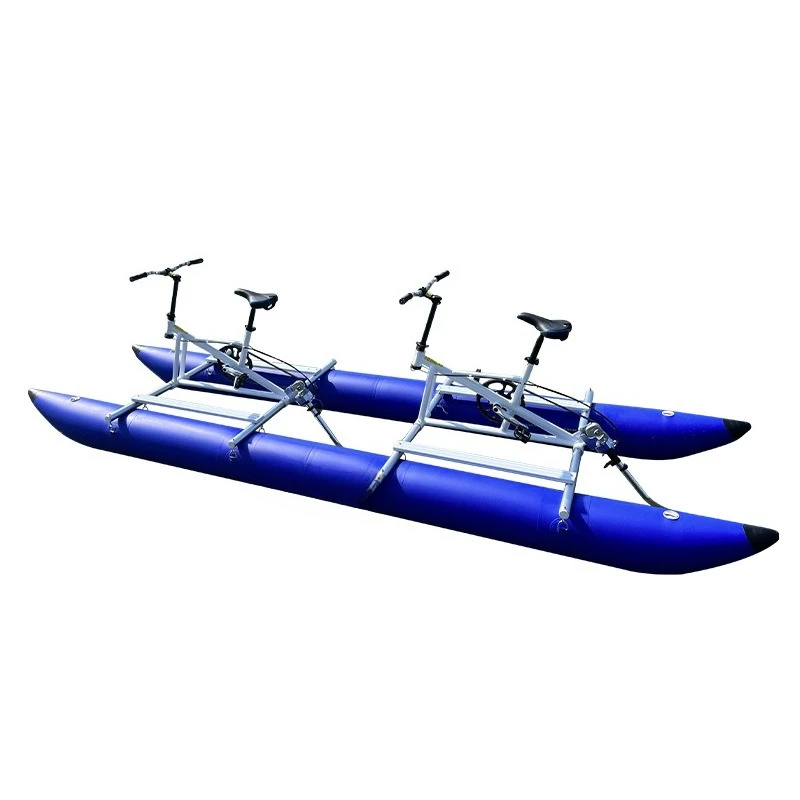 

Water bike, pedal boat, racing park leisure water project, beach rafting boat