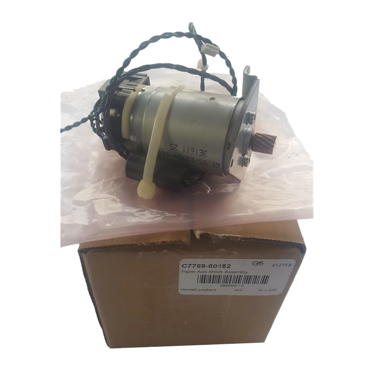 

C7769-60152 C7769-60146 C7769-60377 Paper Axis Motor Assembly for Designjet DJ 500 800 DJ500 DJ800 Plotter Parts