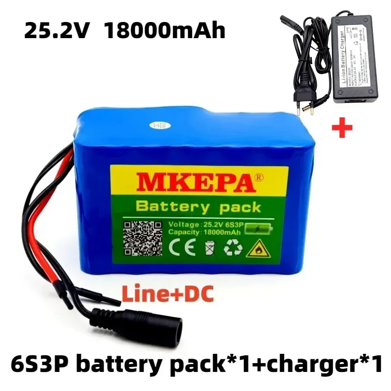 

25.2V 18.0Ah 6s3p 18650 lithium battery used in various lithium-ion battery packs