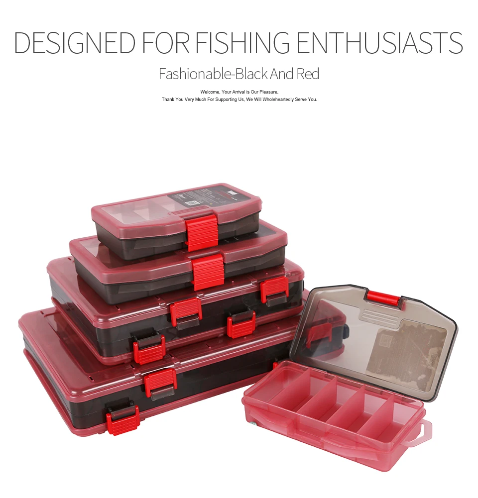 Ultralight Durable Outdoor Fishing Tackle Box Lures Hooks Baits Storage Box for Bass Fishing Accessories Boat Ice Fly Lure Carp