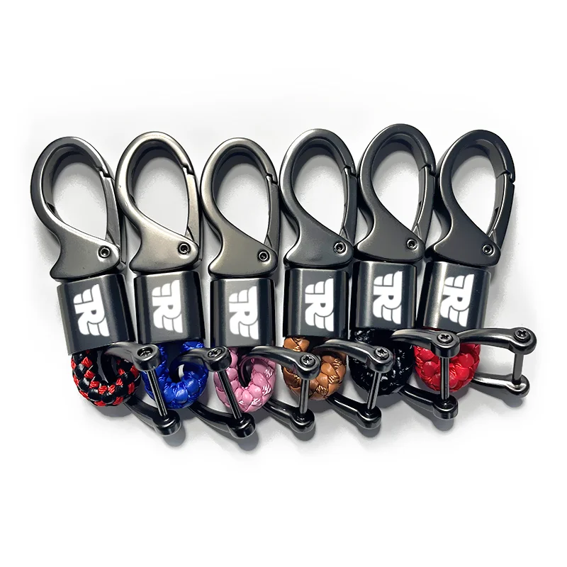 Per Royal Enfield Bullet/Meteor/Classic 350 500 Interceptor 650 Continental GT 535 portachiavi in corda intrecciata himalayana portachiavi in metallo