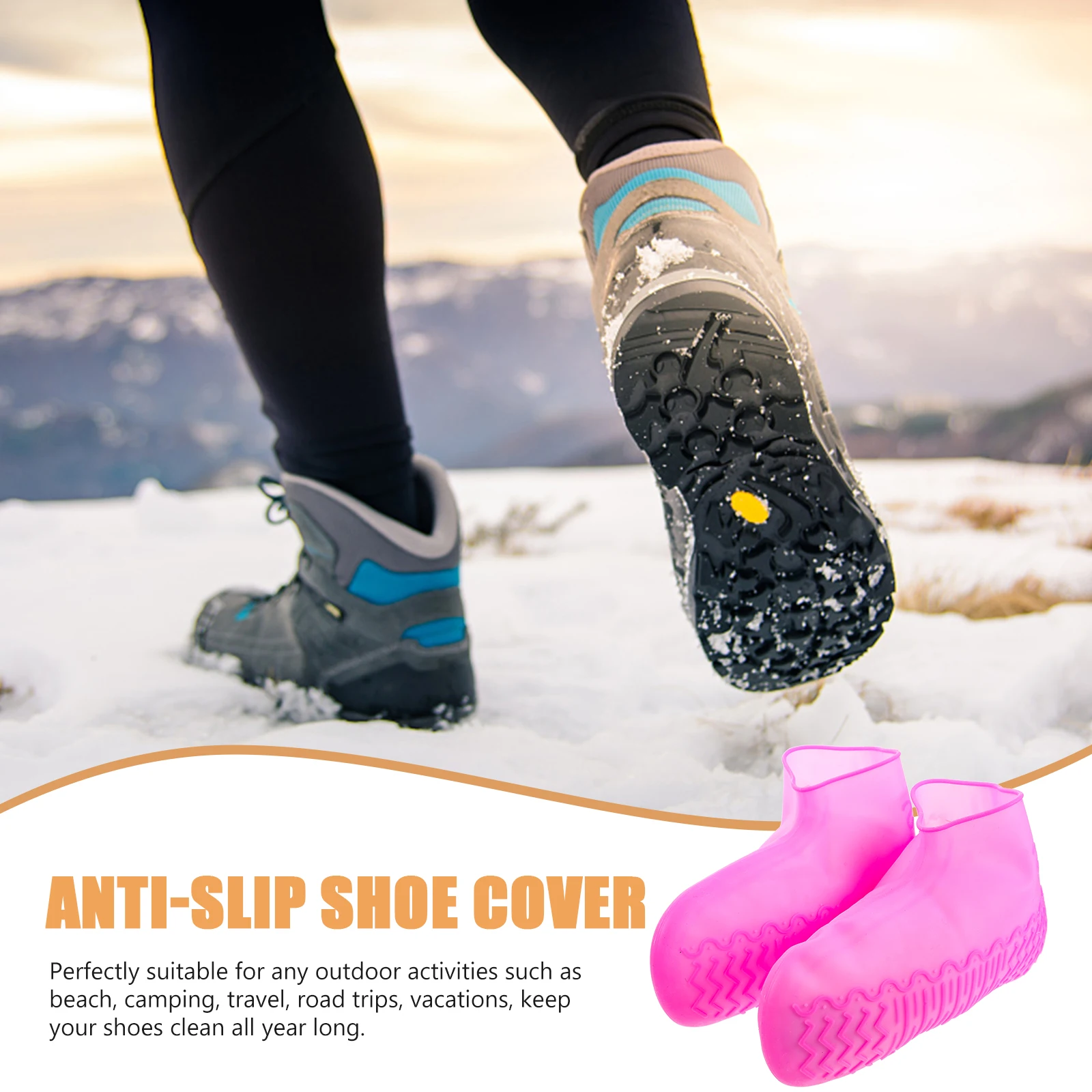 

Waterproof Shoe Cover Outdoor Covers Rainy Day Protector Anti-skid Overshoes Aldult Snow-proof Anti-slip Vacation