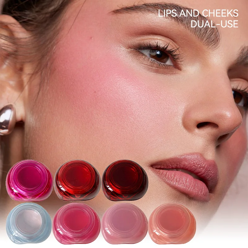 Gege Bear Hydrating Jelly Lip & Cheek Tint - ริมฝีปากอวบอิ่มเกาหลี โกลว์กลาส ง่ายสําหรับผู้เริ่มต้น สูตรใช้คู่