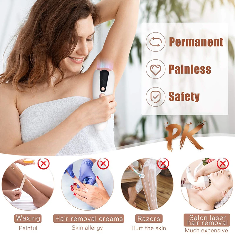 Xiaomi Youpin IPL Laser Epilator Dark Skin Hair Removal Beauty Device Painless 999999 Flashes Whole Body Electric Depilador New