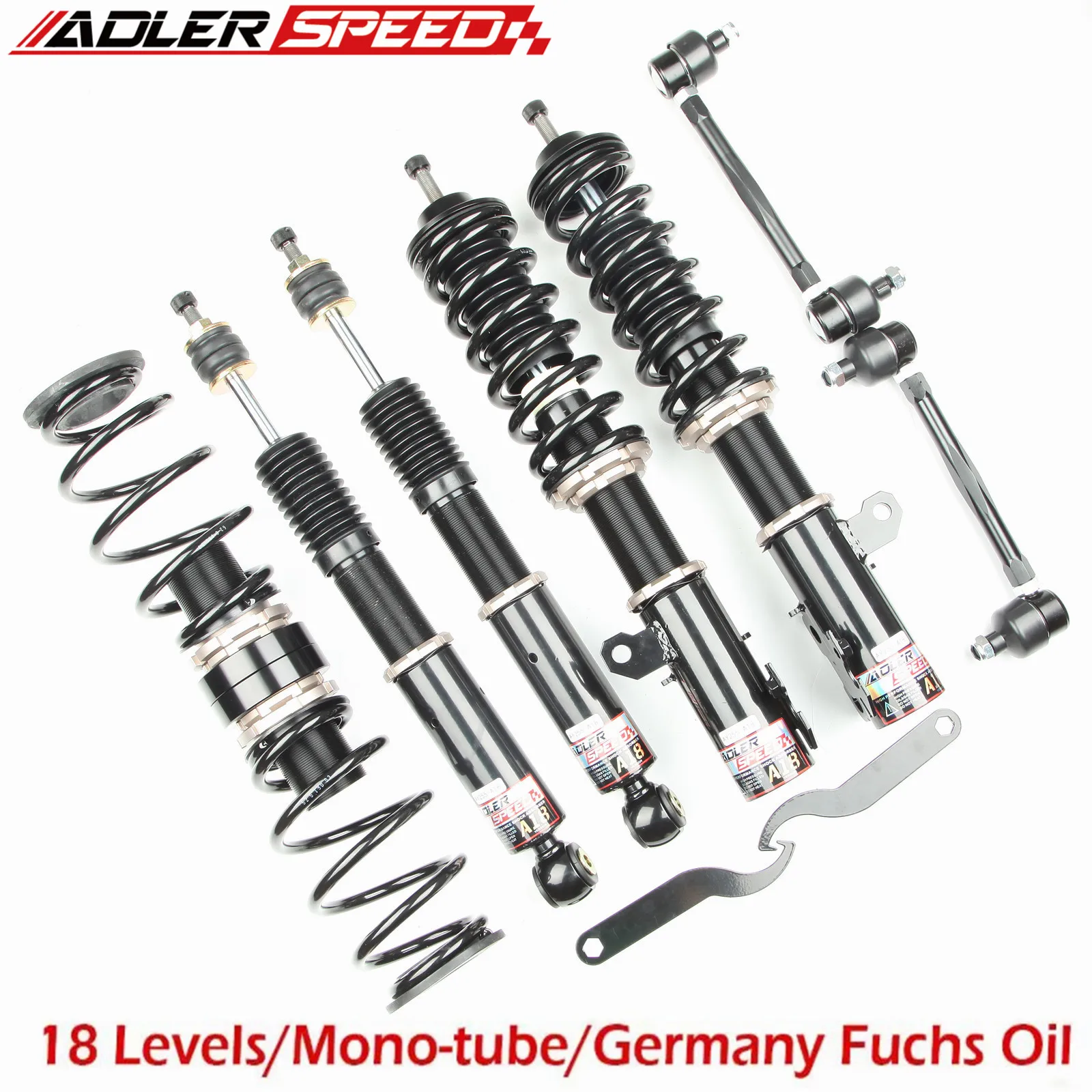 

Комплект койловеров ADLERSPEED для SCION XD 08-14, 18-позиционный регулируемый демпфер и высота подвески