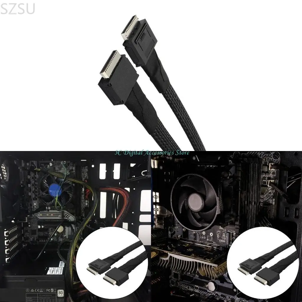 

SZSU SFF-8611 8I Мужчина-SFF-8611 Мужские серверы данных PCIe Cable Chassis Connectors