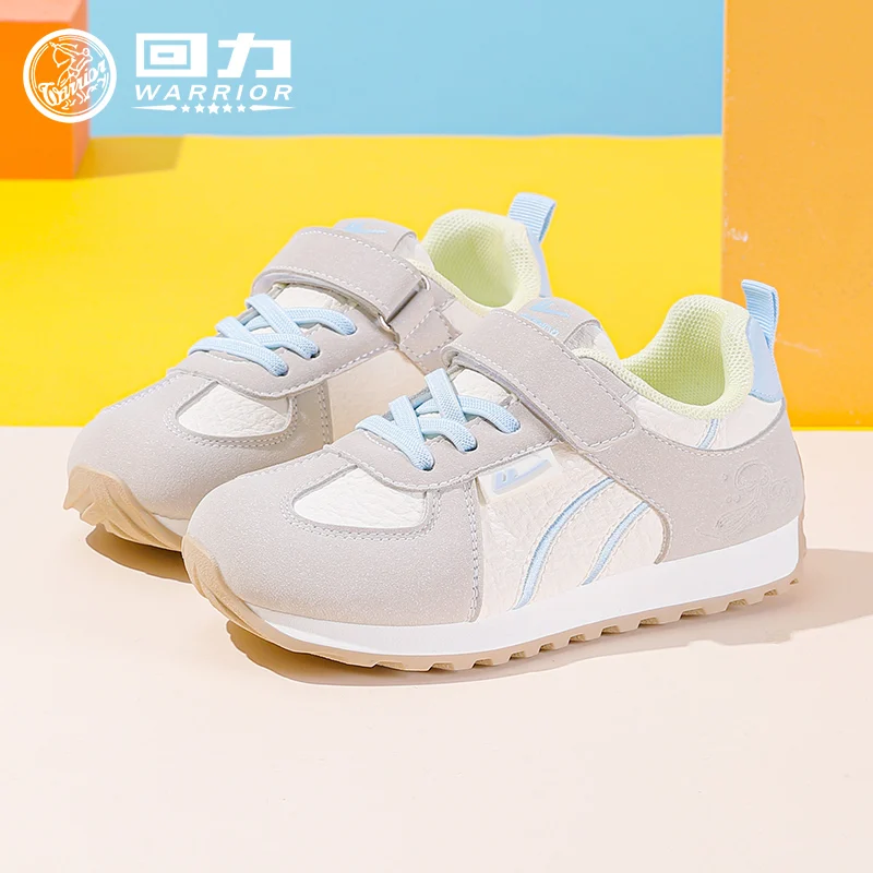 

Детские нескользящие кроссовки Warrior, осень 2024, новая детская повседневная обувь унисекс для мальчиков и девочек, спортивная обувь