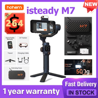 Hohem isteady М7 Ai Face Tracking Stabilizer 3-Axis Phone Gimbal Built-in Selfie Stick for iPhone16 for Samsung Gimbal PK M6 Ki