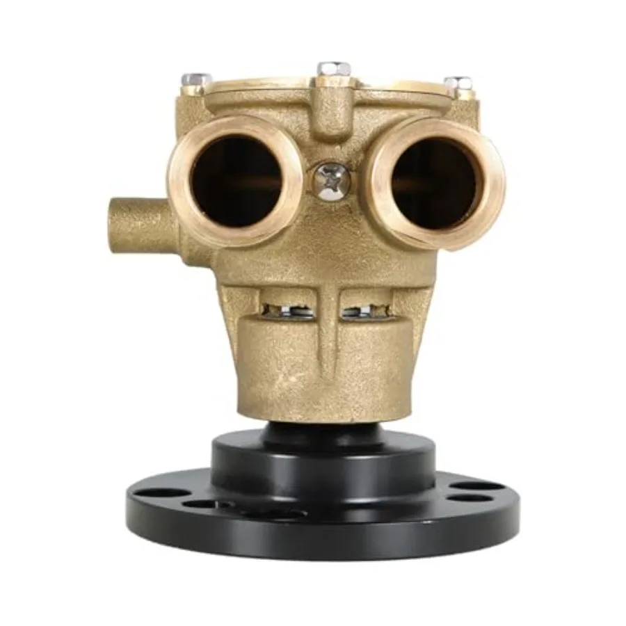 

F6B9 Water Pump Engine Cooling Pump with Crank Mounted Impeller 09812B Replacement for Johnson 10242321 102480501 102491501 F6B