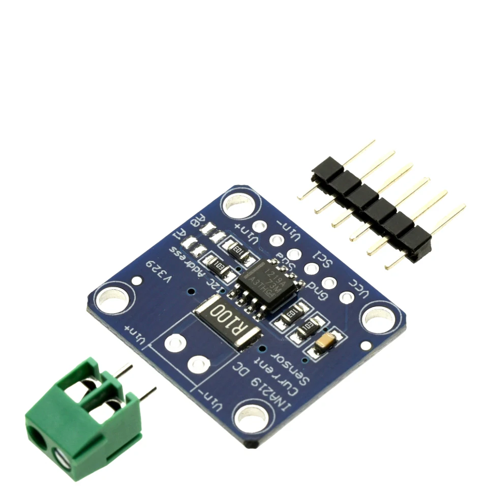 MCU-219 INA219 I2C-Schnittstellen Zero-Drift bidirektionales Strom-/Leistungsüberwachungssensormodul