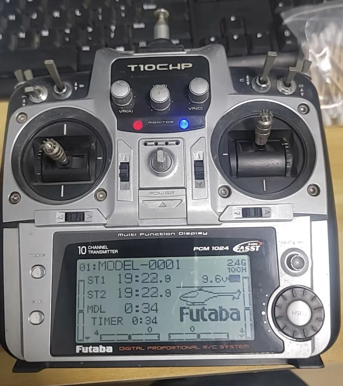 85% NEW FUTABA 2.4Ghz 10CHP 10-Channel FASST System not new transmitter Radio controller T10CHP T10 with TM10 module