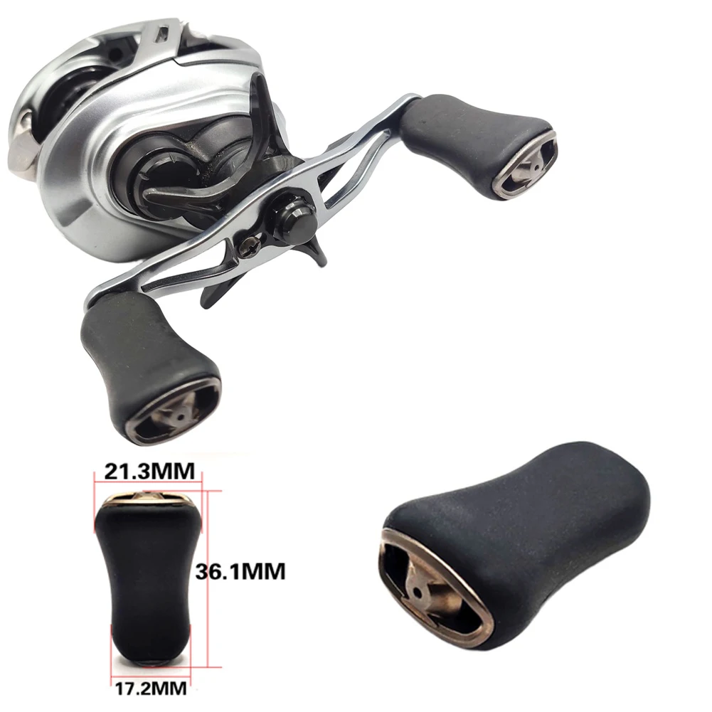 For Daiwa 21 22 For Alphas For SV-TW For Air-TW Baitcasting Reel Rubber Grip Knob Metal Core Handle Ball Fishing Reel Parts Acce view 3